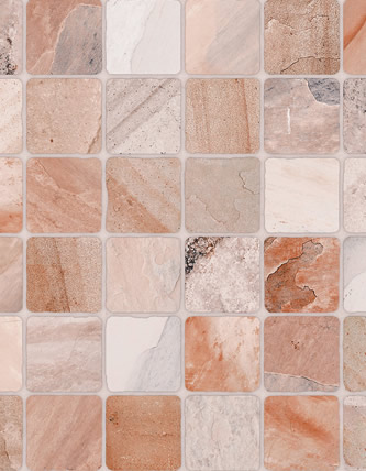 Porcelanato Mosaico Gois HD 61x61cm Bege Buschinelli