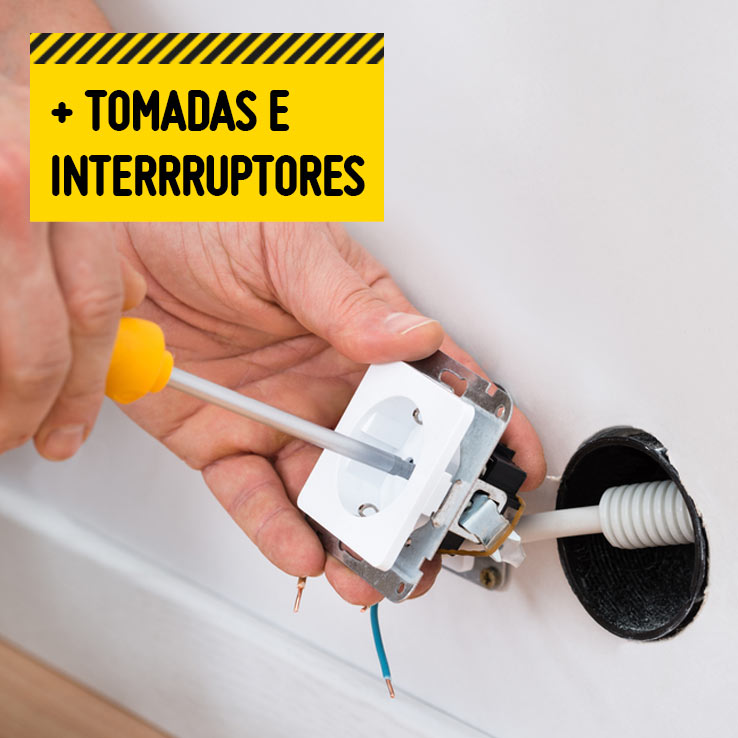 Tomadas e Interruptores